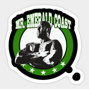 Mr. Emerald Coast Unmasked Sticker